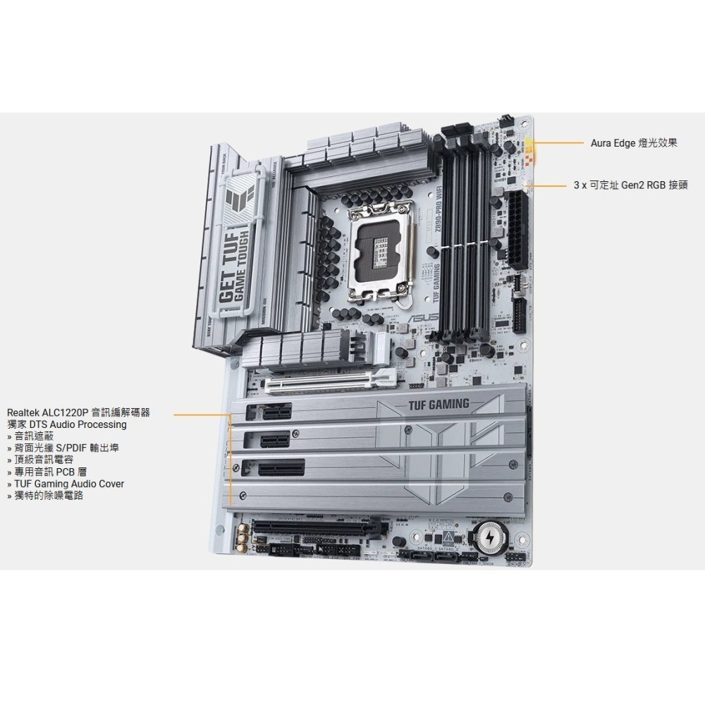 【特價一組】ASUS 華碩 主機板 TUF GAMING Z890-PRO WIFI / LGA 1851-細節圖6