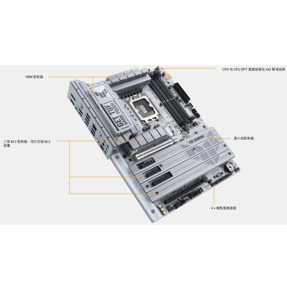 【特價一組】ASUS 華碩 主機板 TUF GAMING Z890-PRO WIFI / LGA 1851-細節圖7