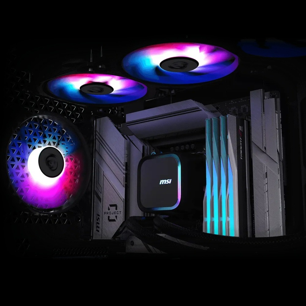 【特價】MSI 微星 MAG CORELIQUID A13 360 WHITE 水冷 CPU散熱器 白色-細節圖3