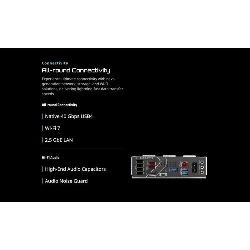 【特價一片】GIGABYTE 技嘉 Z890 EAGLE WIFI7 DDR5 LGA 1851 腳位 ATX 主機板-細節圖6