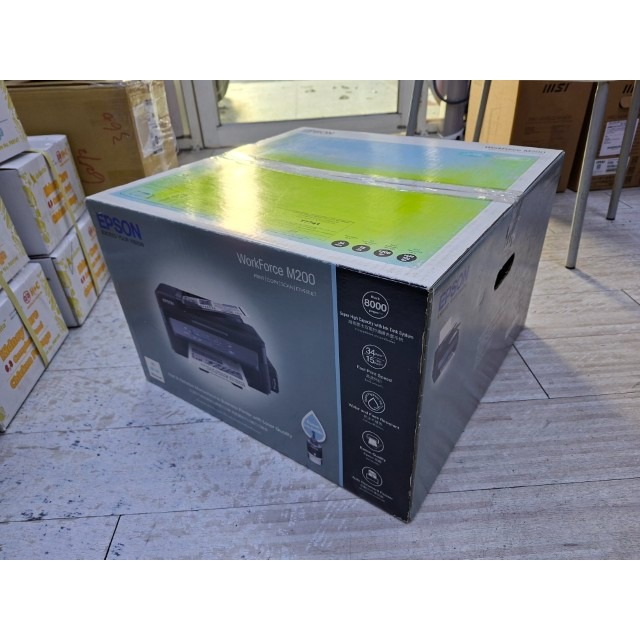 【庫存新品】EPSON M200黑白高速網路6合1連續供墨複合機-細節圖4