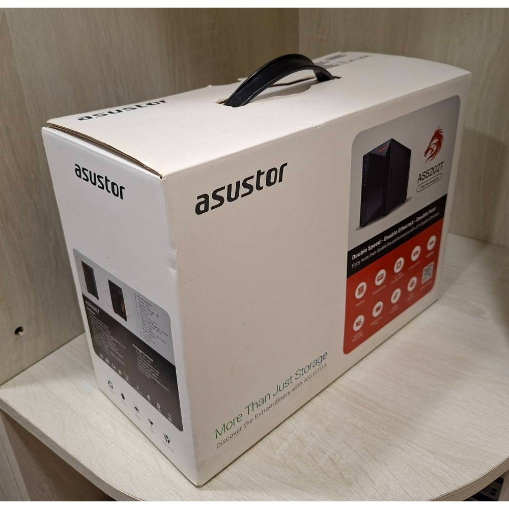 【全新特價一台】ASUSTOR 華芸 AS3302T 2Bay NAS網路儲存伺服器 電競NAS-細節圖2