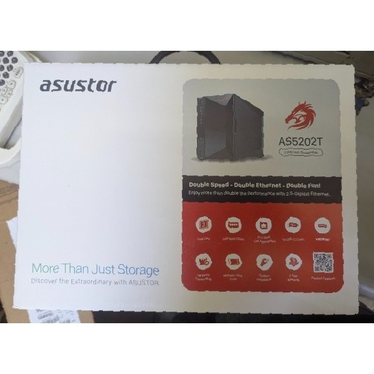 【全新特價一台】ASUSTOR 華芸 AS3302T 2Bay NAS網路儲存伺服器 電競NAS-細節圖4