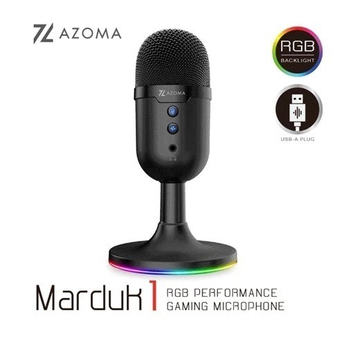 【庫存出清】AZOMA MARDUK1 RGB電競麥克風 霧感黑 / 質感白-規格圖11