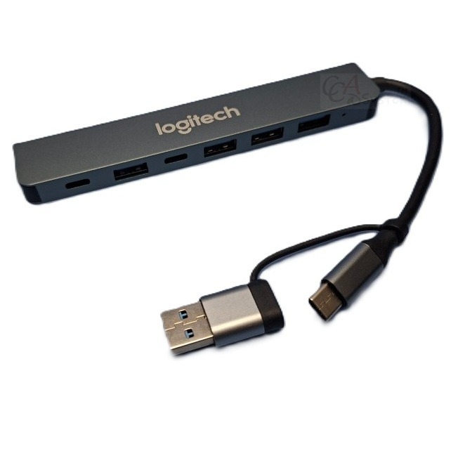 【特價一組】Logitech 羅技 7合1 集線器 USB擴充埠 HUB-細節圖5