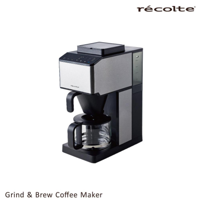 日本 recolte 錐形全自動研磨美式咖啡機 RCD-1 錐形刀盤 水箱可拆清洗 麗克特官方旗艦店