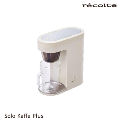 日本 recolte Solo Kaffe Plus 單杯咖啡機 SLK-2 雙層玻璃杯 茶 金屬濾網 麗克特官方旗艦店
