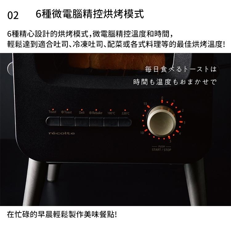 日本 recolte 經典烤箱 Toaster RSR-2 烤麵包機 麵包神器 麗克特官方旗艦店-細節圖6