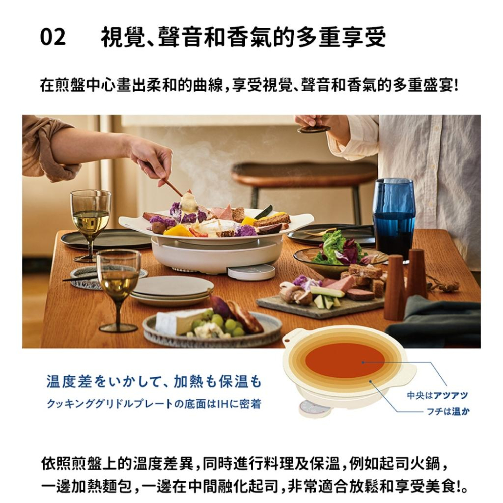 日本recolte 料理電磁爐 IH Heater Cooking Griddle RIH-1 官方旗艦店-細節圖5