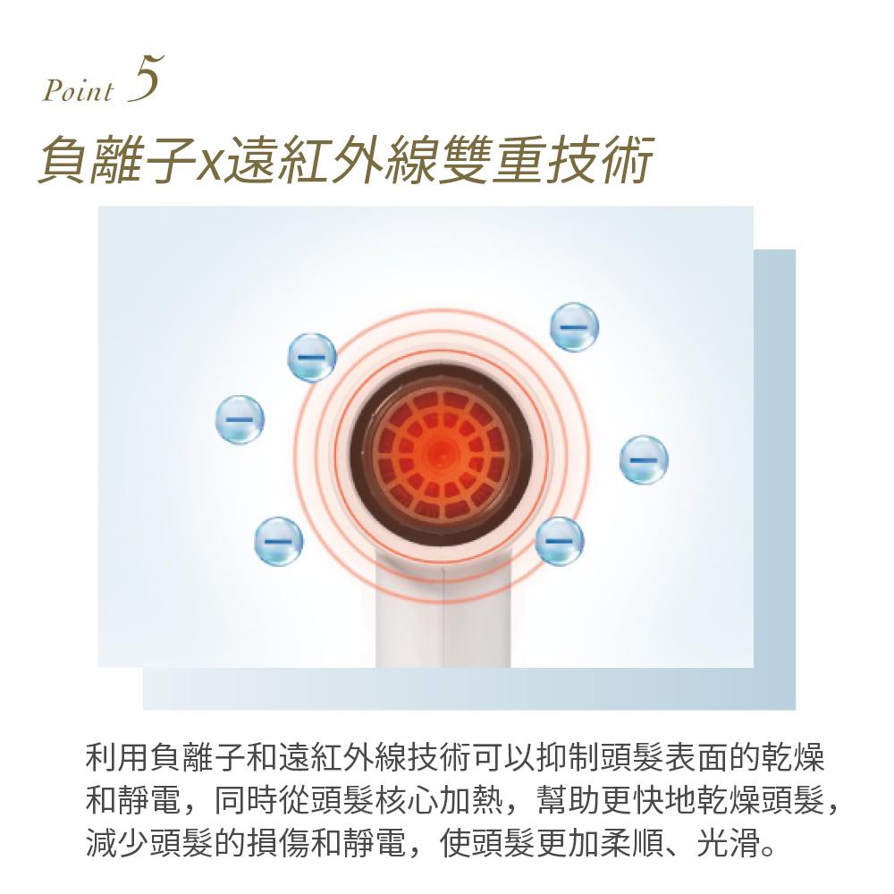 日本 recolte Festino 負離子吹風機 Tsuya Moist SMHB-029 超輕量 大風 麗克特官方旗-細節圖9