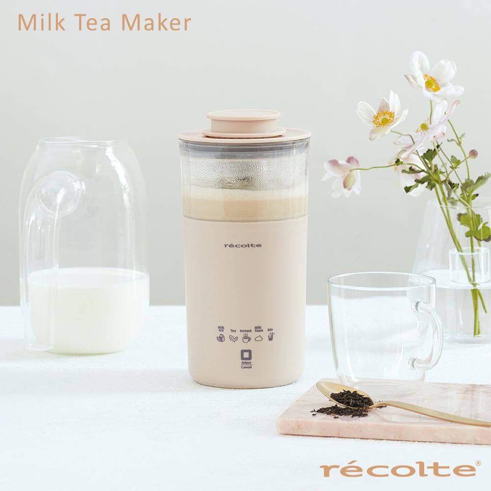 日本 recolte 奶茶機 Milk Tea RMT-1 一機五役 奶茶/花茶/奶泡/即溶咖啡/攪拌 麗克特官方旗艦店-細節圖3