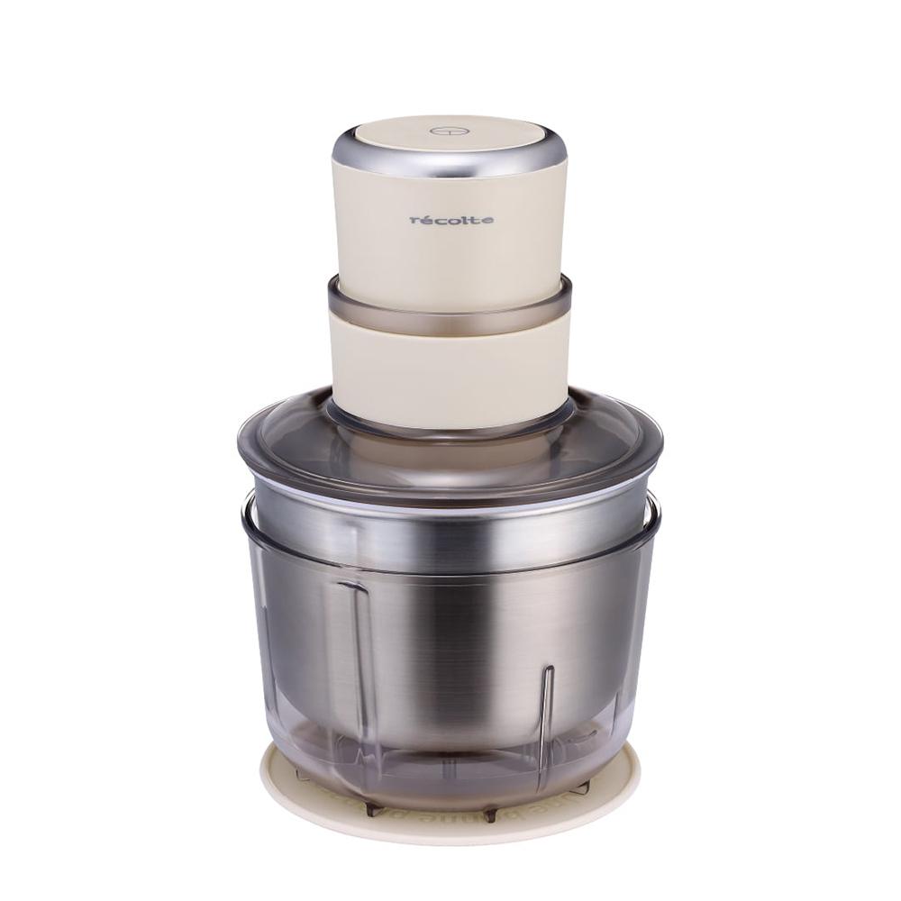 日本 recolte 食物調理機 Combo RCP-6 切碎 切蒜 攪拌 揉麵團 副食品 麗克特官方旗艦店-細節圖2