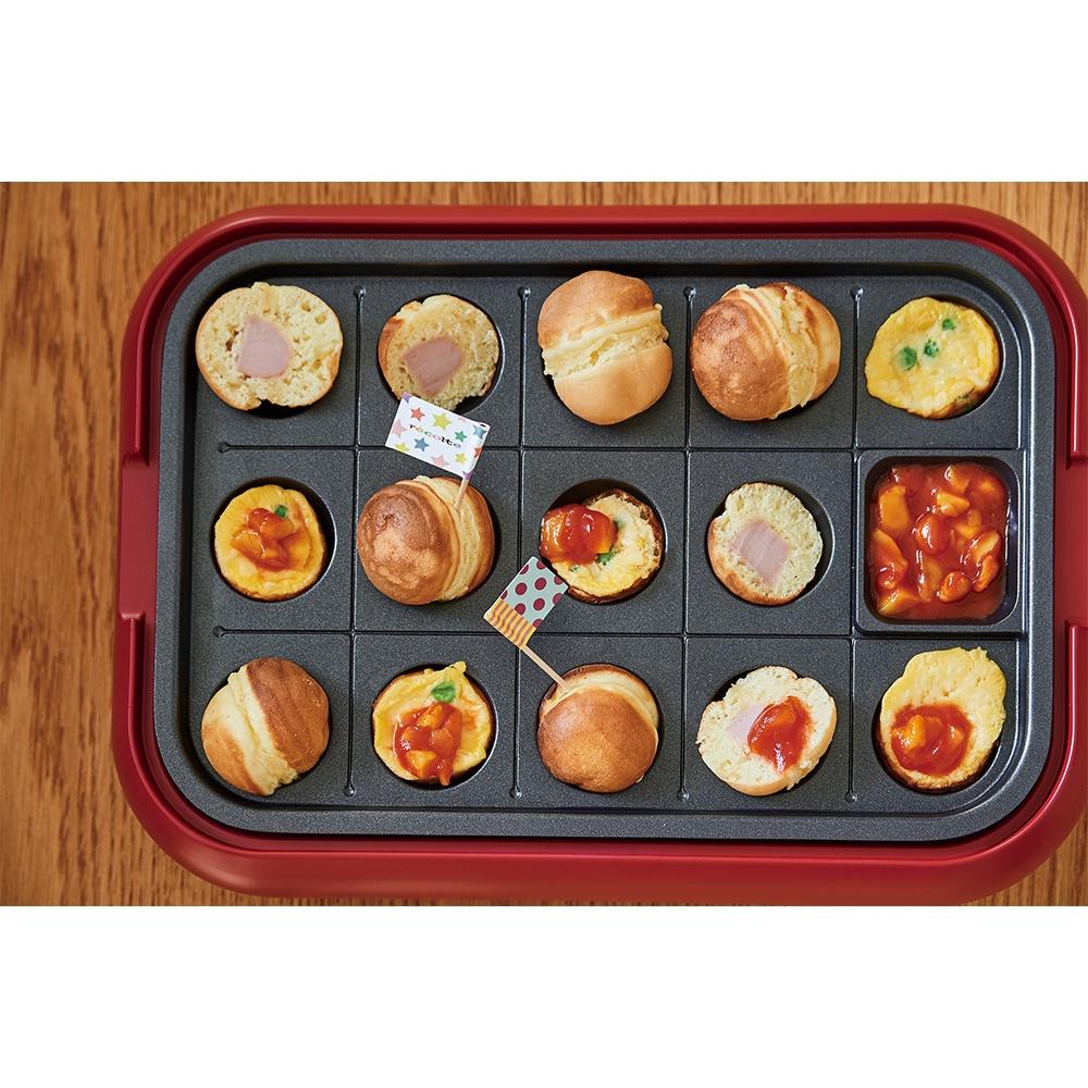 日本 recolte 電烤盤 專用章魚燒烤盤 Hot Plate RHP-1TP 麗克特官方旗艦店-細節圖6