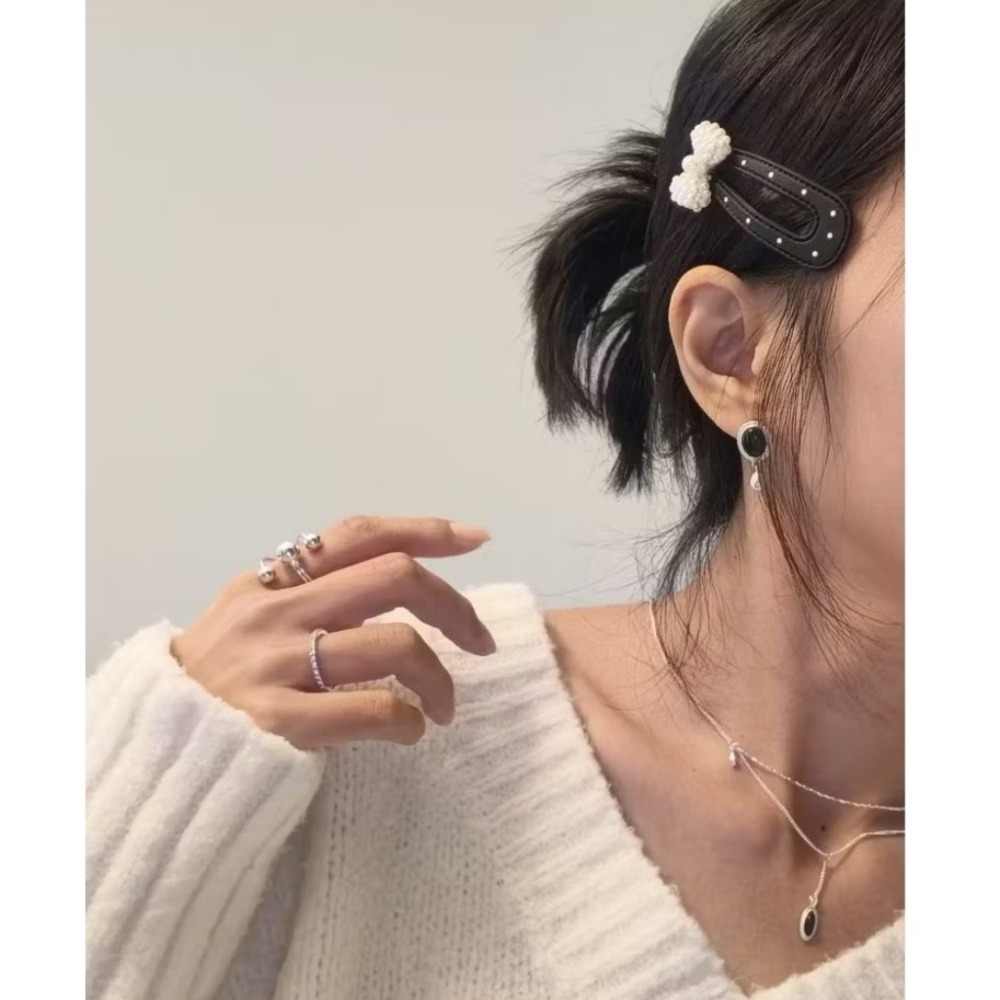正韓🇰🇷【現貨】| nk.studio 東大門 飾品歐膩髮夾 邊夾(單個)-細節圖2