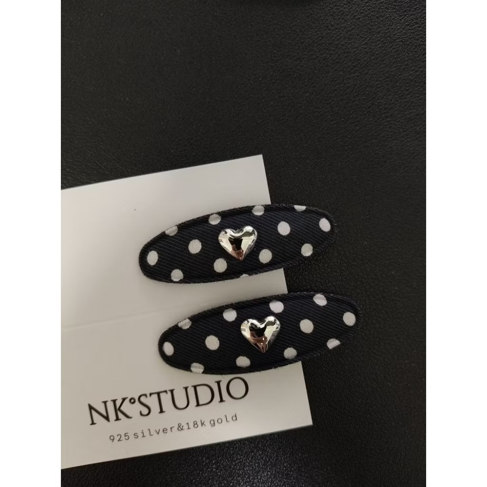 正韓🇰🇷【現貨】| nk.studio 東大門 飾品歐膩髮夾 邊夾(一對兩個)-細節圖3