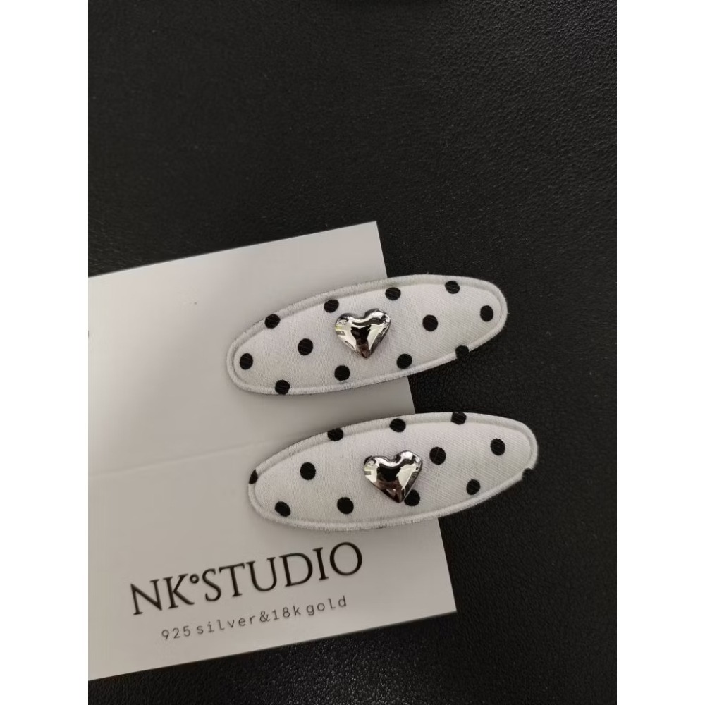 正韓🇰🇷【現貨】| nk.studio 東大門 飾品歐膩髮夾 邊夾(一對兩個)-細節圖6