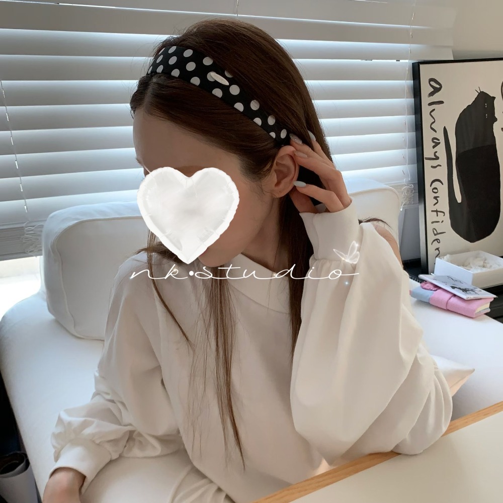 正韓🇰🇷| nk.studio 東大門 飾品歐膩邊髮箍-細節圖3