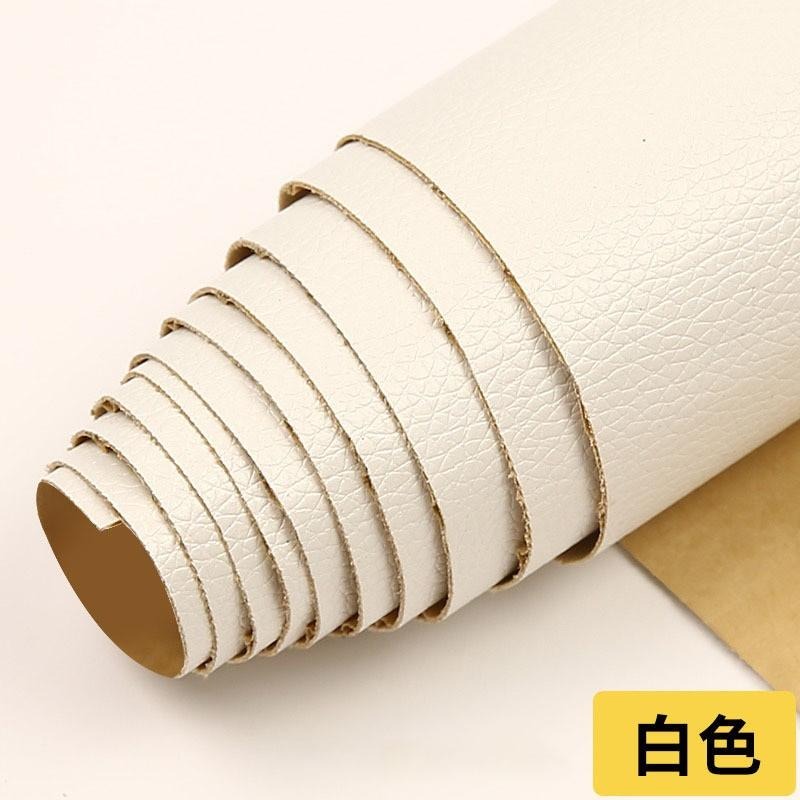 【熱銷】跨境自粘皮革面料沙發修補貼補丁座椅皮床翻新摩托車背景裝飾皮-細節圖6