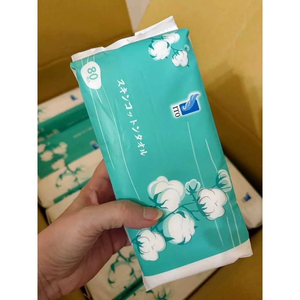 ITO（日本品牌）  一次性洗臉巾  80枚入/6包-細節圖2