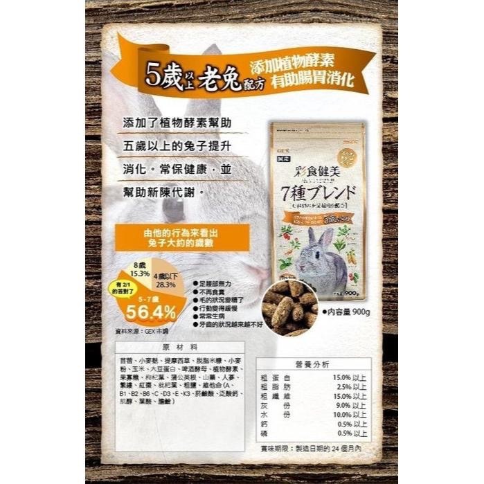 【現貨】日本 GEX 彩食健美 毛球消除配方 800g 兔子 化毛 毛球消除 健康保健 腸胃保健 飼料-細節圖5