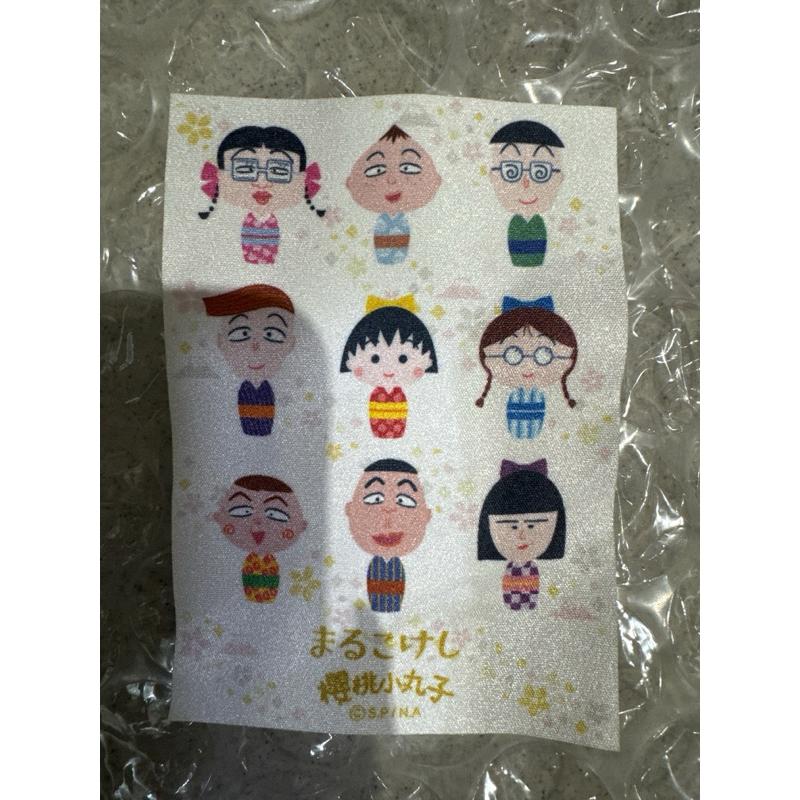 日本 J!NS JINS 眼鏡 聯名 櫻桃小丸子 小玉 期間限定 限量 限時 皮革 眼鏡盒 眼鏡收納 眼鏡布 擦拭布-細節圖2