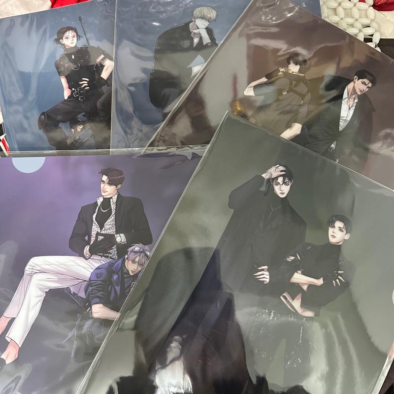 現貨 Bomtoon Lezhin 來真 快閃 黑兔曆 童話年曆 內頁 薔薇與香檳 鬼胎 鬼怪 購物袋 T桖 L型資料夾-細節圖5