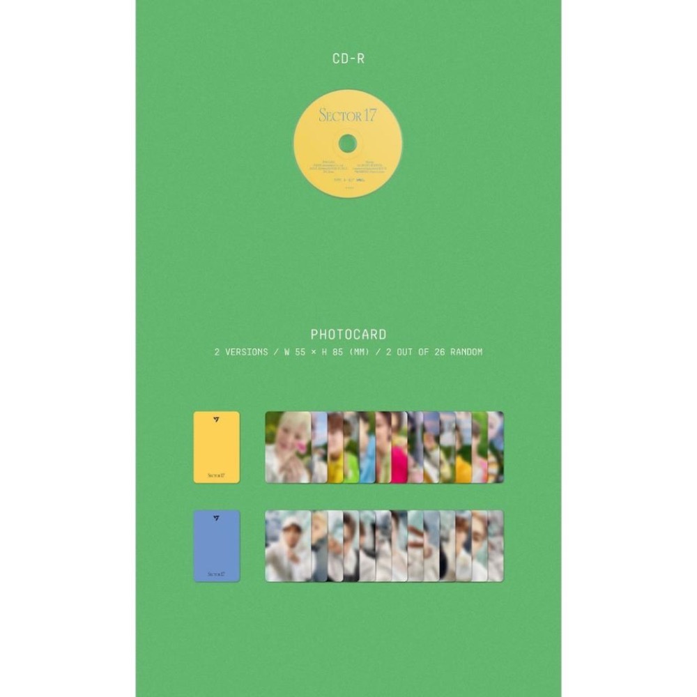 現貨預購 Seventeen 9th attacca 正四 全新韓壓 隨機卡 克拉版 carat 任選 SECTOR17-細節圖8