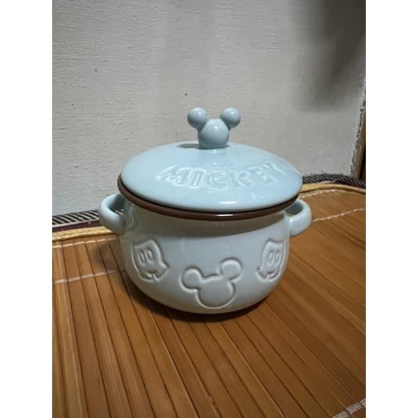 現貨 香港迪士尼 米奇 米妮 3D立體 造型 小烤鍋 陶瓷 鍋具 迷你 鍋 碗 餐具 陶鍋 陶缽 絕版 收藏-細節圖2