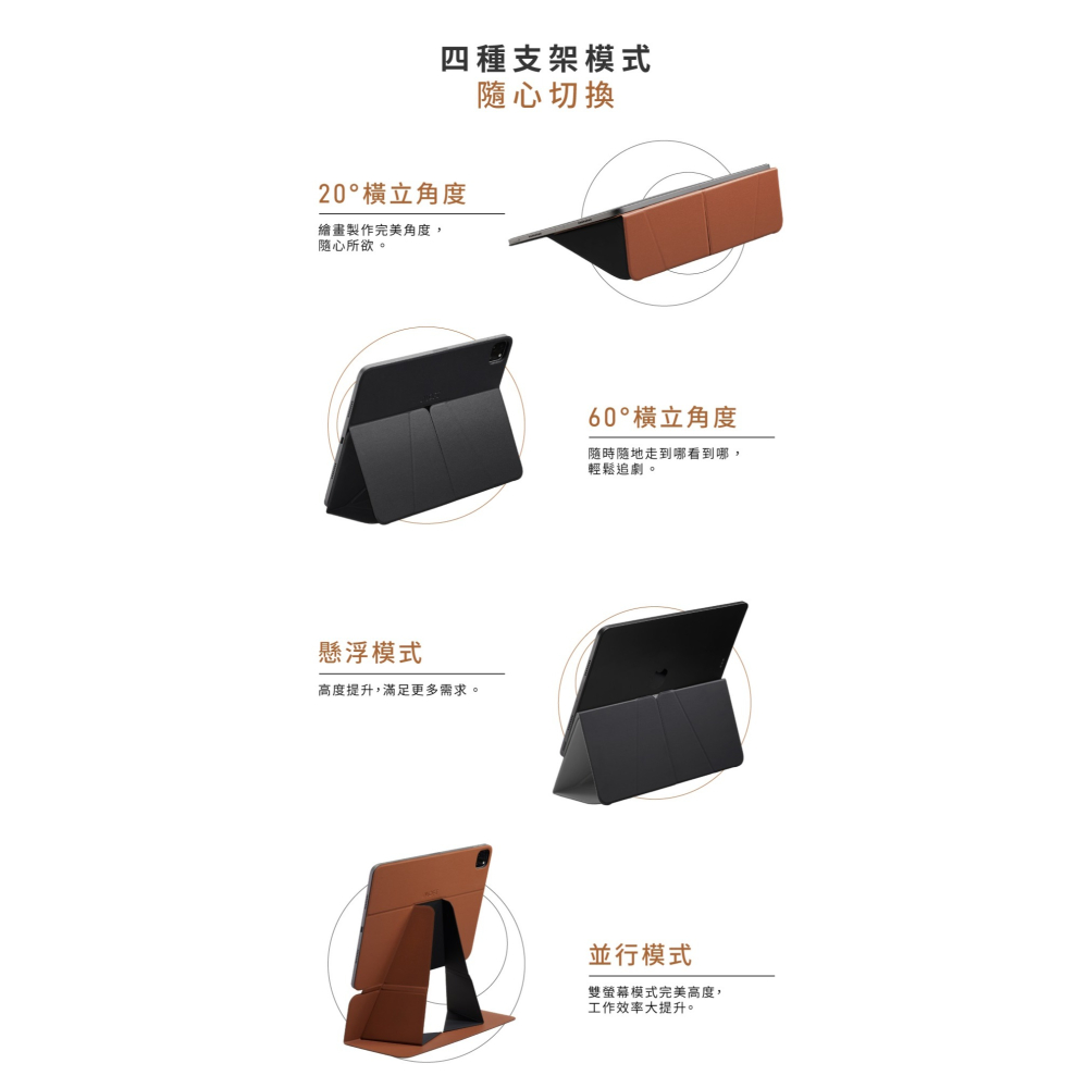 【MOFT】磁吸iPad漂浮變形支架 適用11吋平板 三色 | 趣買購物旅遊生活館-細節圖4