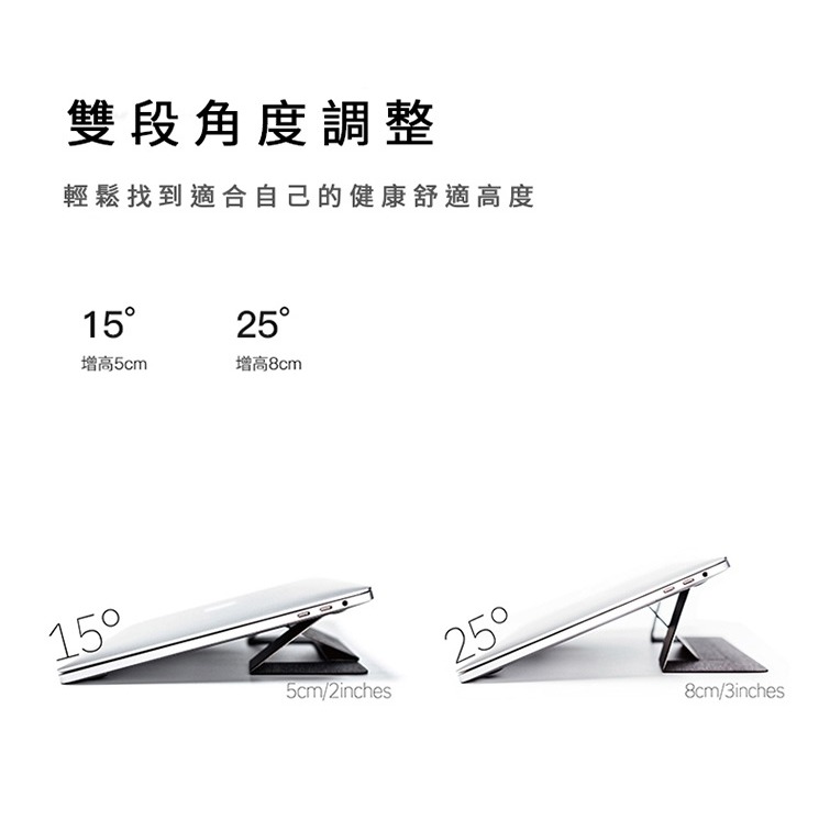 【MOFT】 隱形筆電支架 黏貼散熱孔款 11.6-16吋筆電適用 星空灰 | 趣買購物旅遊生活館-細節圖9