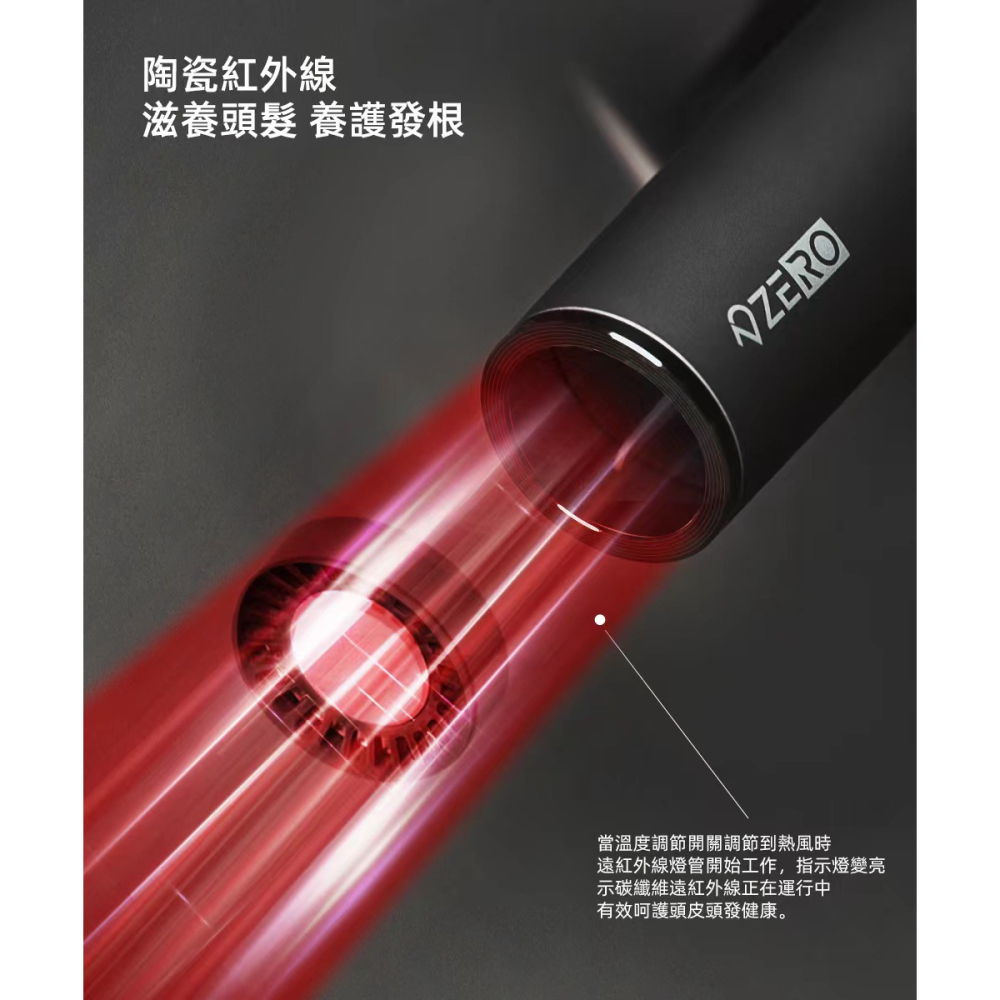 【 ZERO 】 零式創作 HyperSonic+ V3 職人護髮離子吹風機 | 趣買購物旅遊生活館-細節圖6
