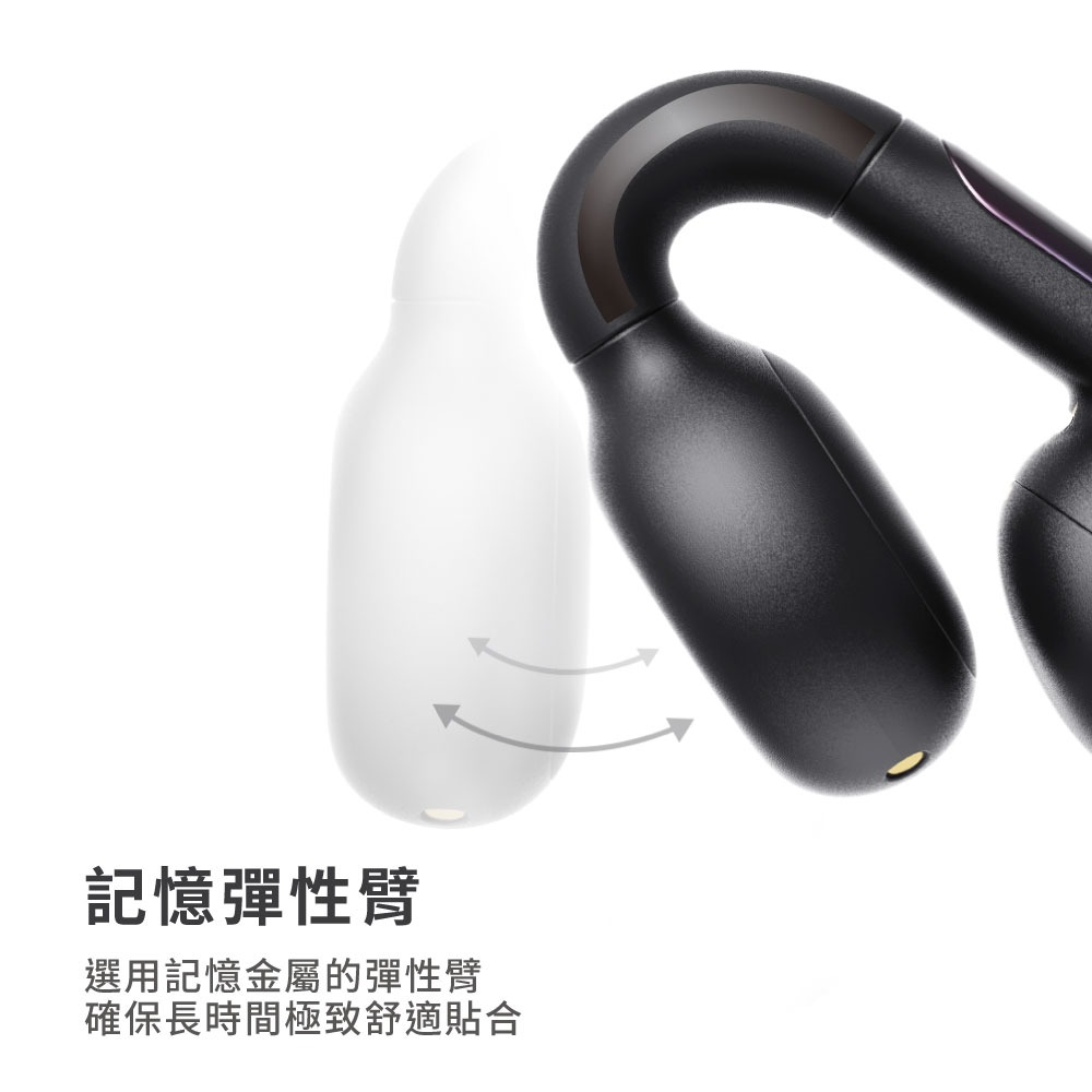 【HAVIT 海威特】開放式記憶耳夾無線藍芽耳機 - 星耀黑 | 趣買購物旅遊生活館-細節圖7