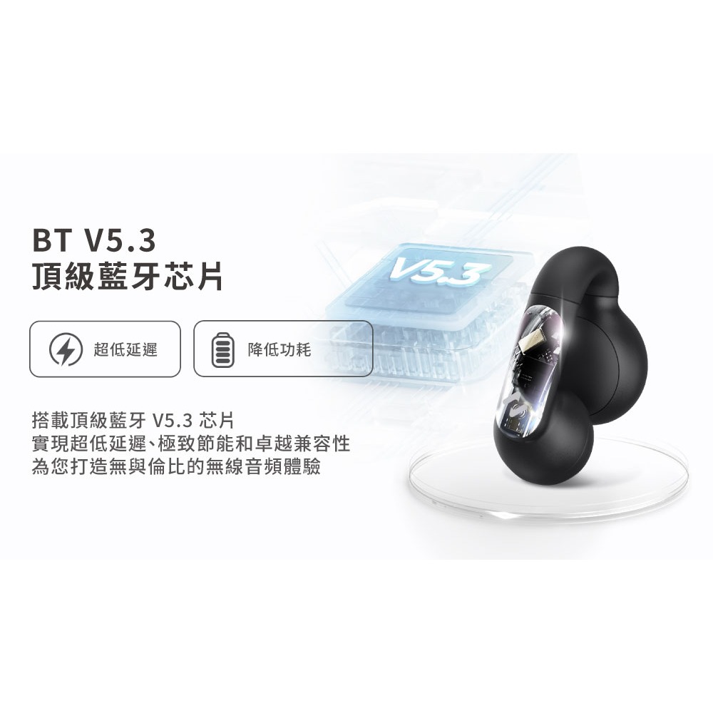 【HAVIT 海威特】開放式記憶耳夾無線藍芽耳機 - 星耀黑 | 趣買購物旅遊生活館-細節圖8