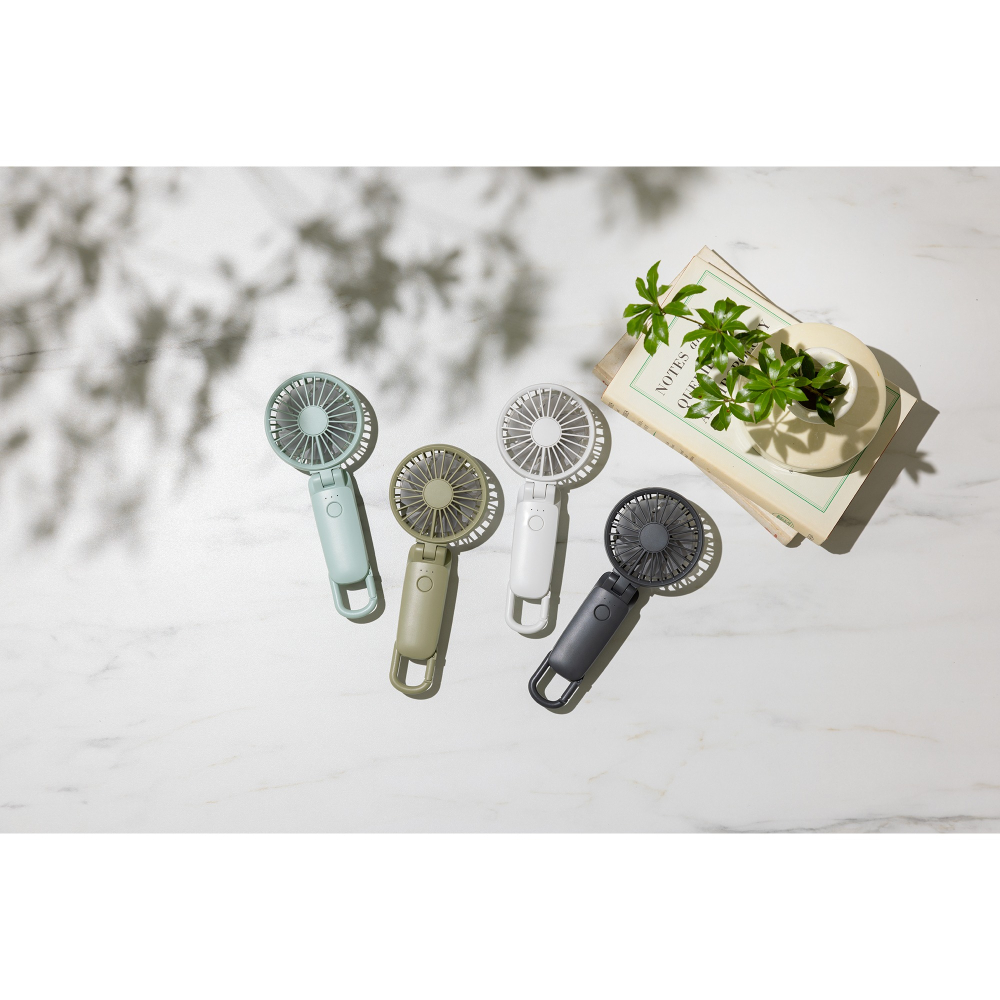 【Rhythm】日本勾掛式雙扇葉摺疊手提風扇3.2 ｜趣買購物旅遊生活館-細節圖3