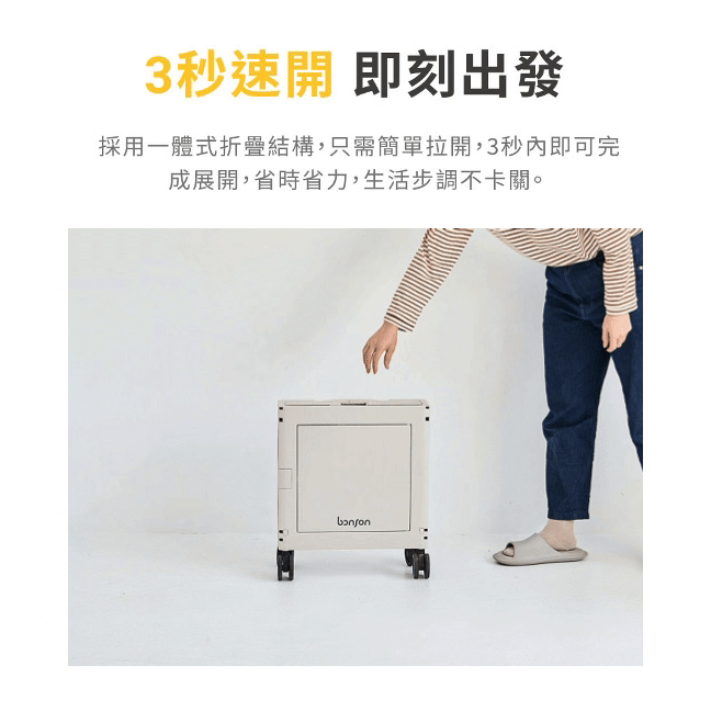 【Bonson】摺疊收納手推車Pro 旅行好物 收納神器 | 趣買購物-細節圖4