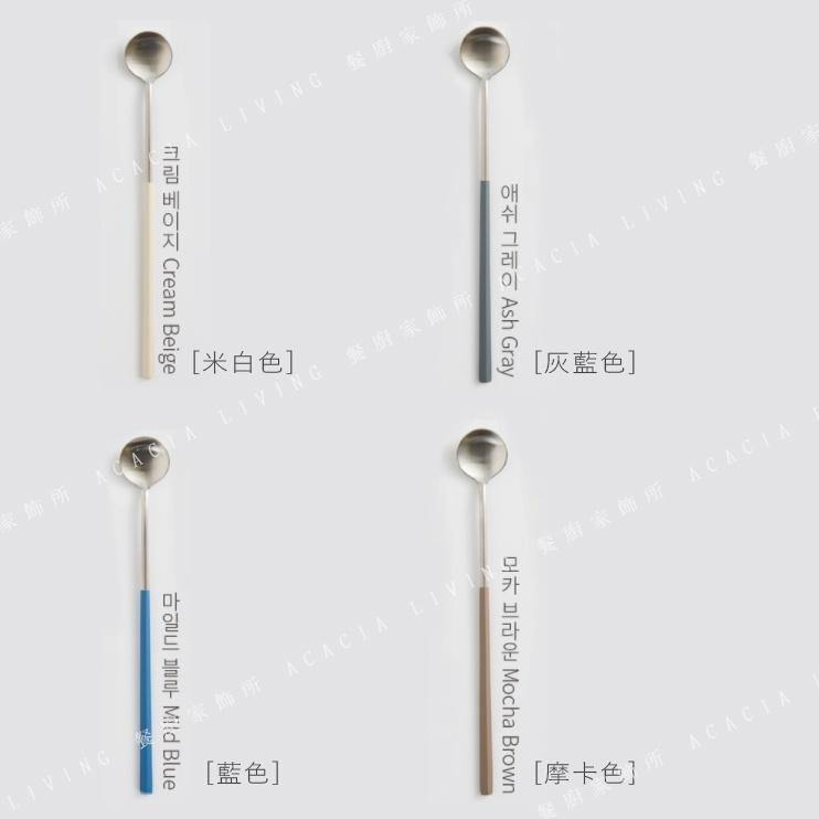 韓國 Lassiette質感啞光18-10不銹鋼六角咖啡長拌匙-細節圖5