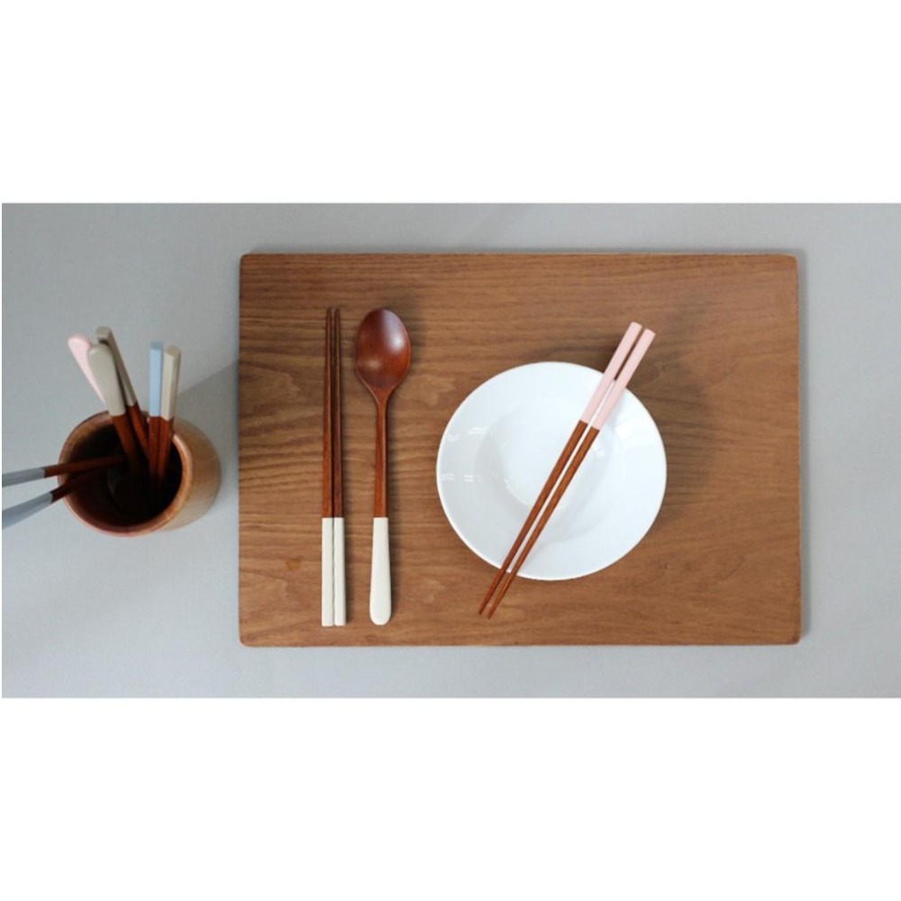 韓國 ACACIA木製餐具四件組 (湯匙2+筷子2)-細節圖4