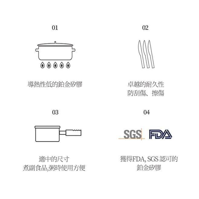 韓國 Sillymann 鉑金矽膠鍋鏟 小鍋鏟-細節圖5