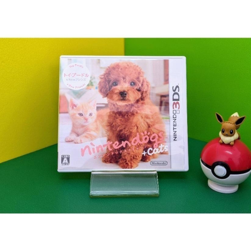 【KK電玩舖】3DS 任天狗狗+貓貓 玩具貴賓犬與新夥伴們 任天狗+貓 純日版 二手