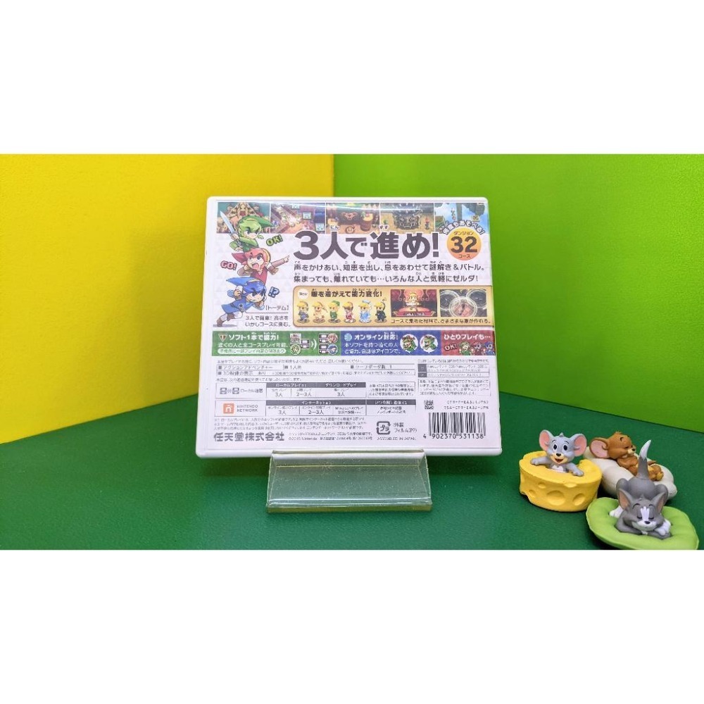 【KK電玩舖】3DS 薩爾達傳說 三角神力三劍客 三角神力三劍士 純日版 二手-細節圖3