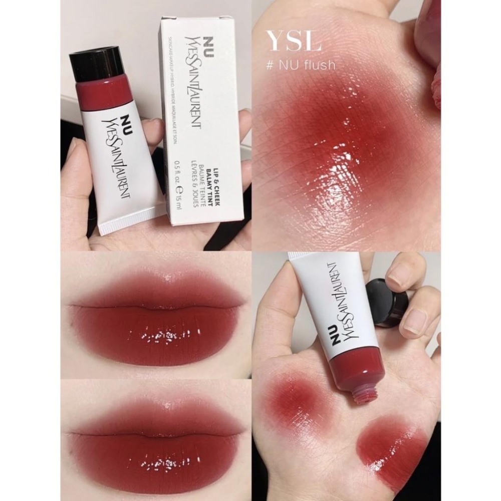 特價🌟YSL 聖羅蘭 Nu唇頰兩用膏二入組 15ml*2/組-細節圖5