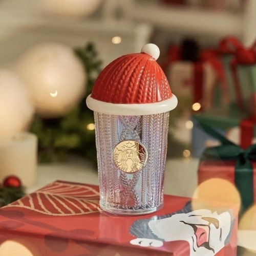 STARBUCKS 星巴克 2021年聖誕季節杯 官方正品 聖誕毛衣玻璃杯 限量款