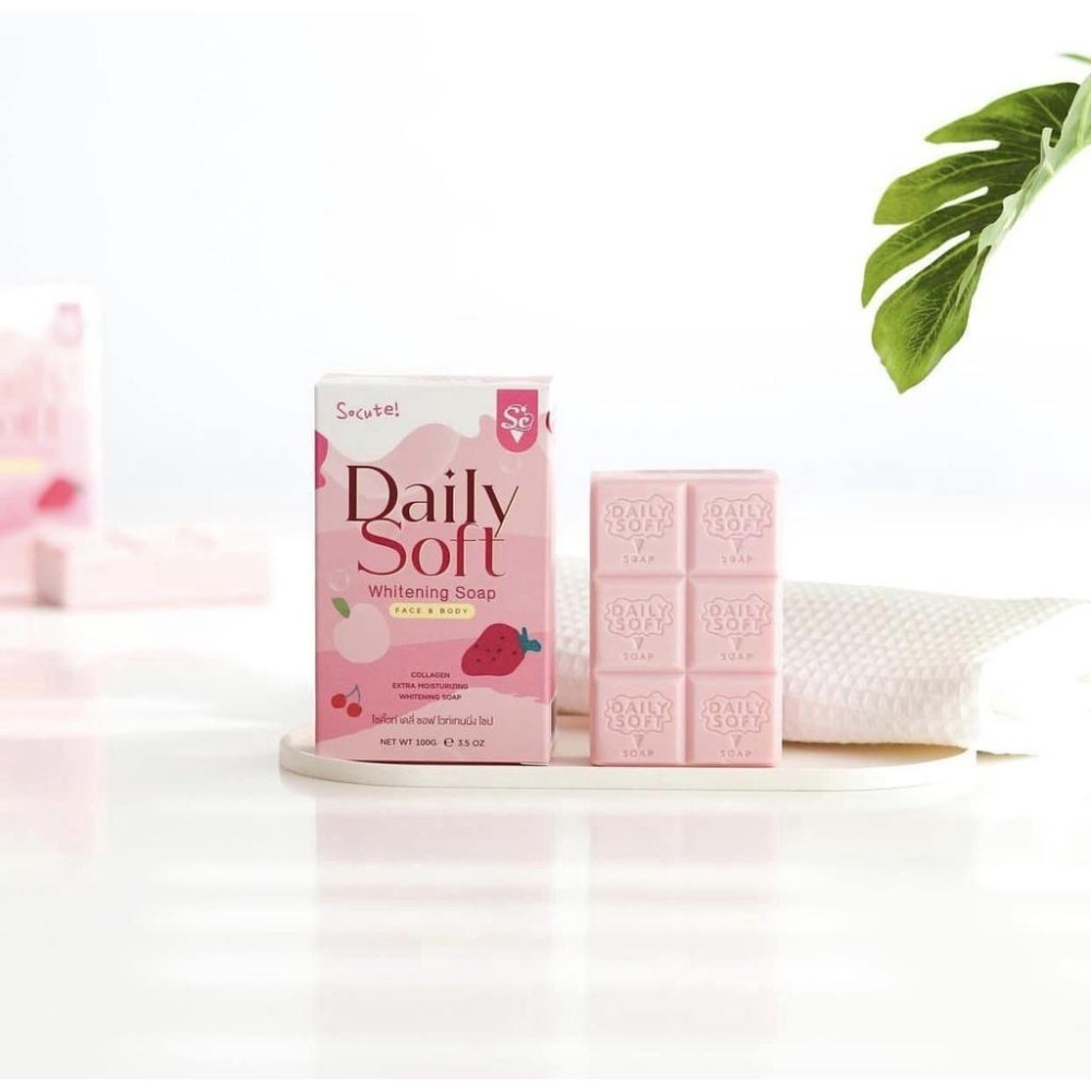 泰國 Daily Soft 三合一香皂 100g #粉色-細節圖2