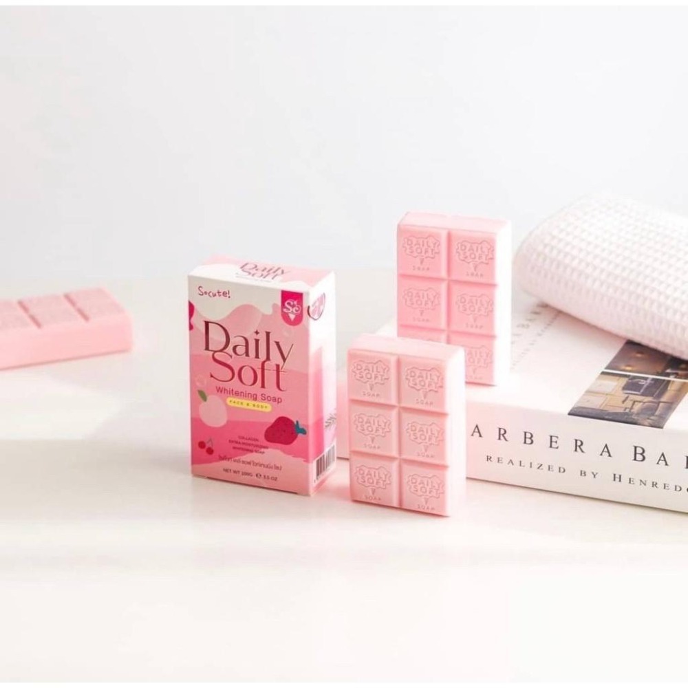 泰國 Daily Soft 三合一香皂 100g #粉色-細節圖4