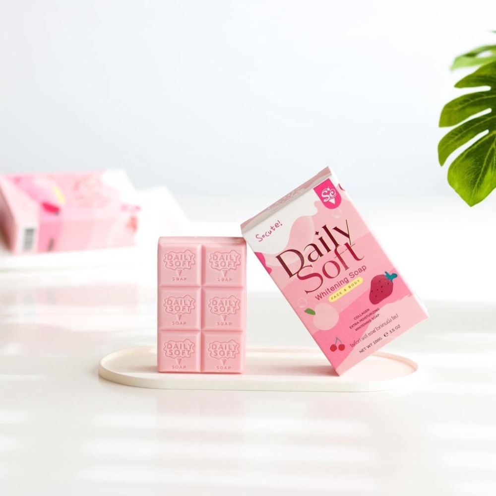 泰國 Daily Soft 三合一香皂 100g #粉色-細節圖6