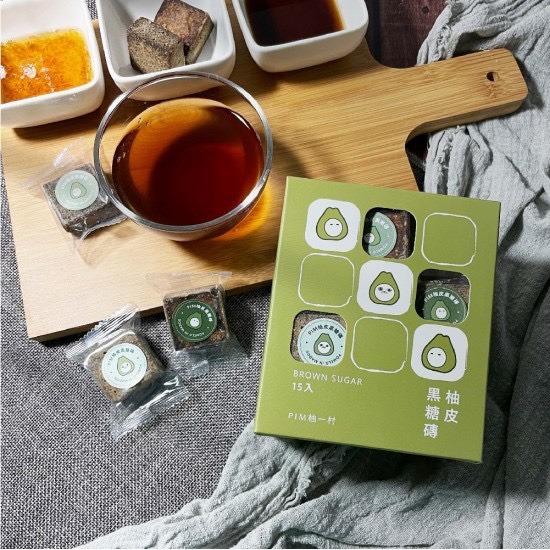 【冰果合作社】柚皮黑糖磚-細節圖3