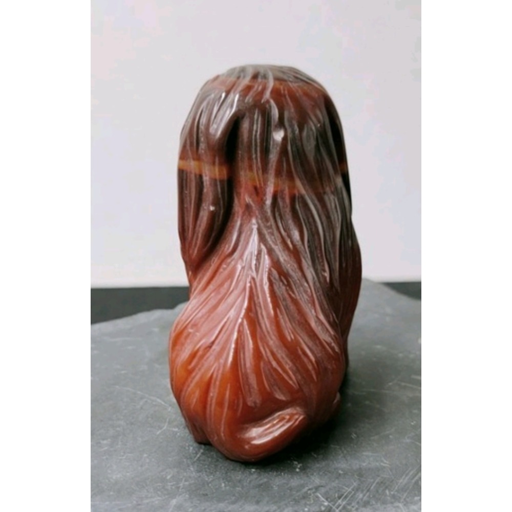 50年老店 狗來富立體雕栩栩如生 虎馬之三合 兔之六合 天然紅瑪瑙美麗紋路 特價999 招財避邪吉祥物 財位擺飾把玩皆宜-細節圖6