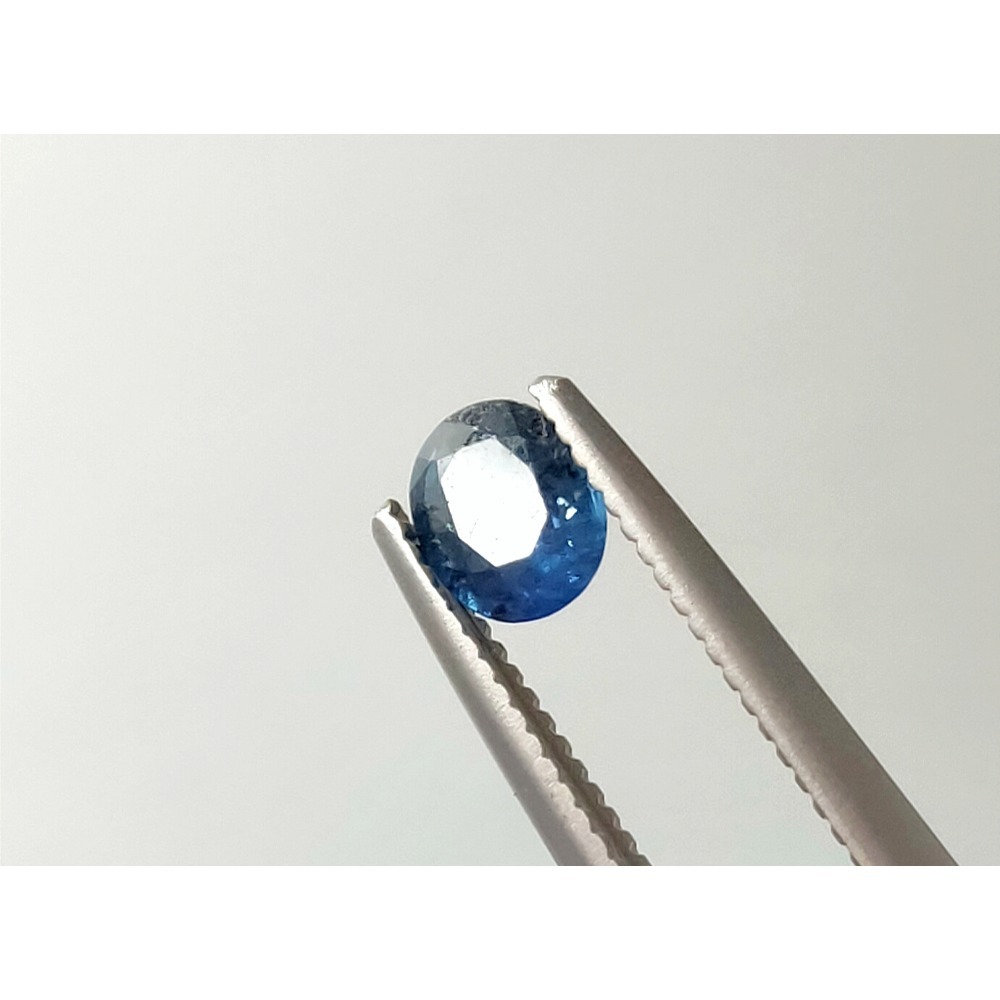 50年老店 斯里蘭卡藍寶石 sapphire0.38克拉裸石 無燒無優化附證 乾淨清透火光佳 九月生日石 特價880-細節圖3