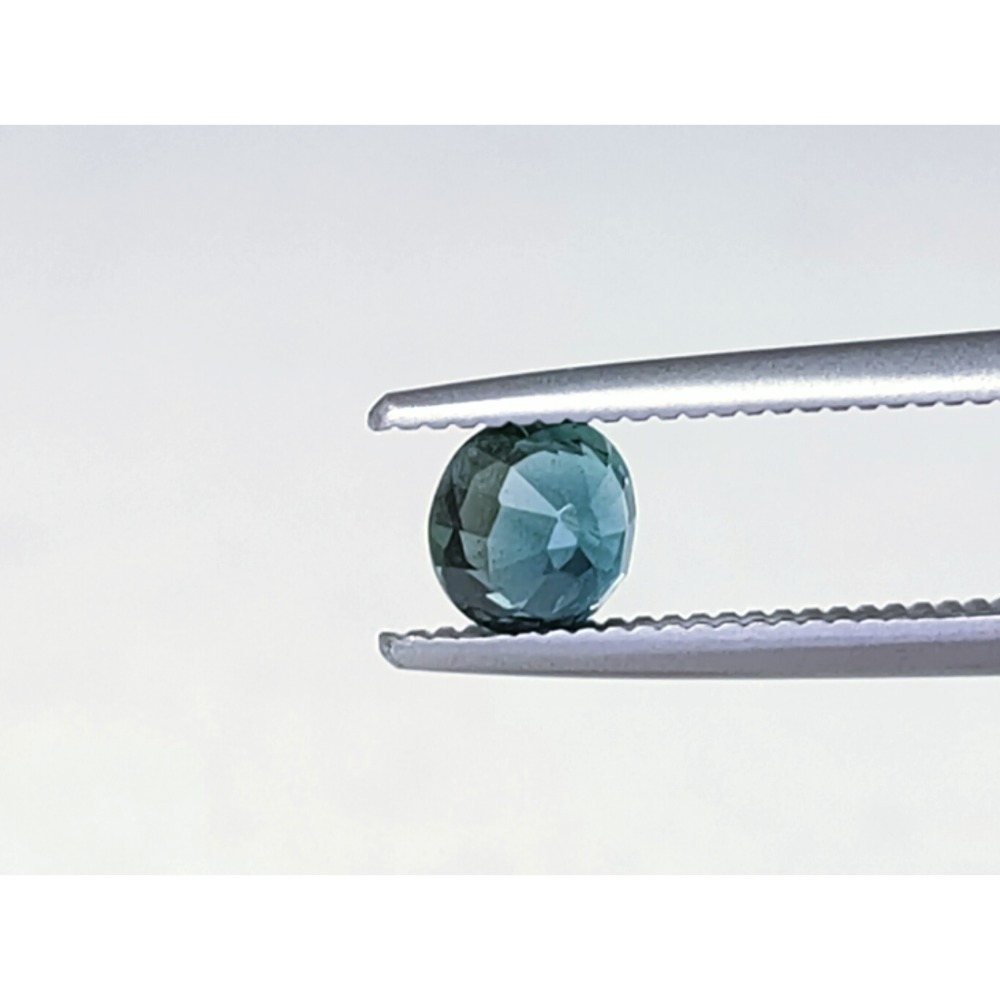 50年老店 斯里蘭卡藍寶石 sapphire0.54克拉圓形裸石 無燒無優化附證 乾淨清透火光佳 九月生日石特價2880-細節圖4