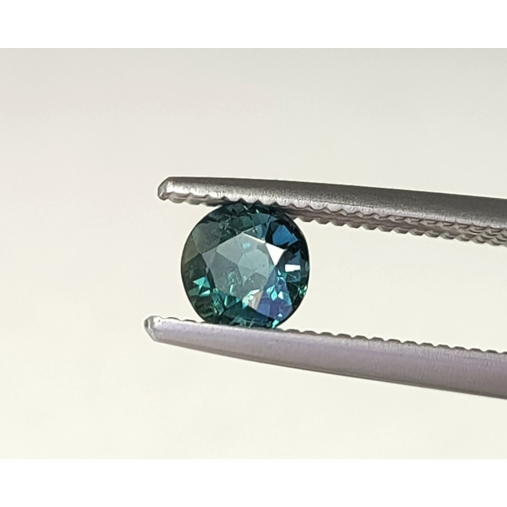 50年老店 斯里蘭卡藍寶石 sapphire0.54克拉圓形裸石 無燒無優化附證 乾淨清透火光佳 九月生日石特價2880-細節圖6